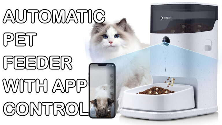 Petgugu Pet Feeder with APP Control for Cats, Dogs, Multiple Pets