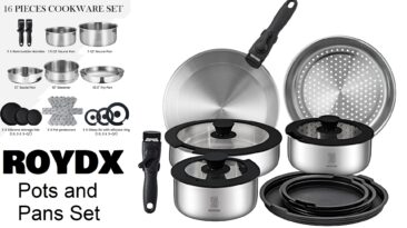 E:\WOW Technology\Reviews\393 ROYDX Pots and Pans Set